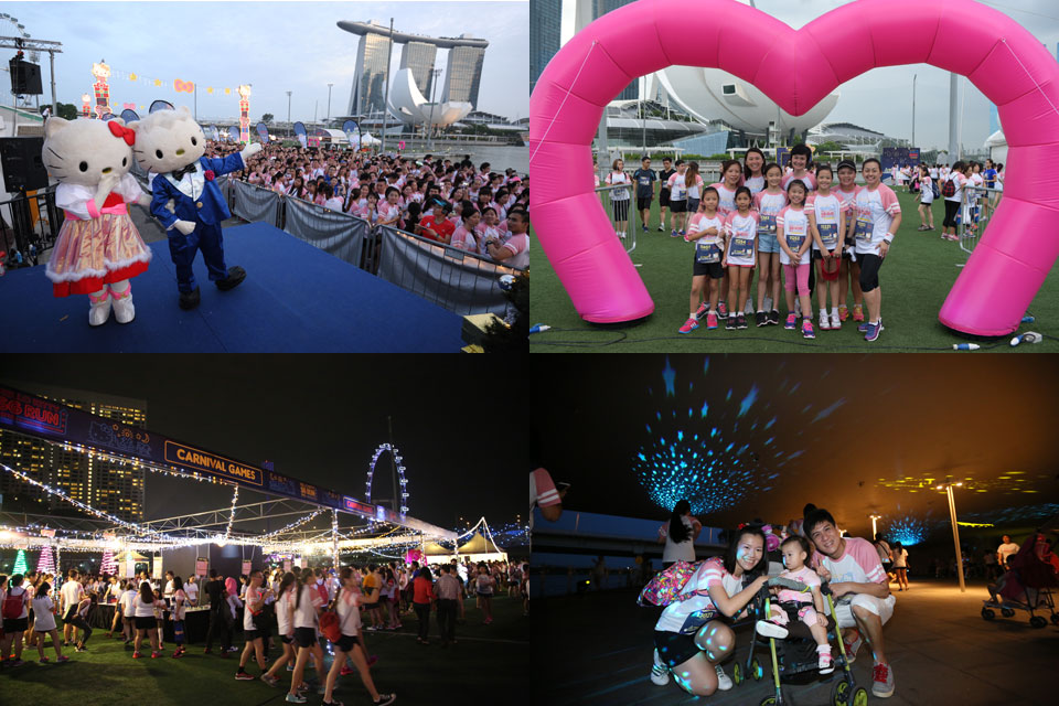 Singapore First Hello Kitty Night Run Starts Early Christmas Celebrations