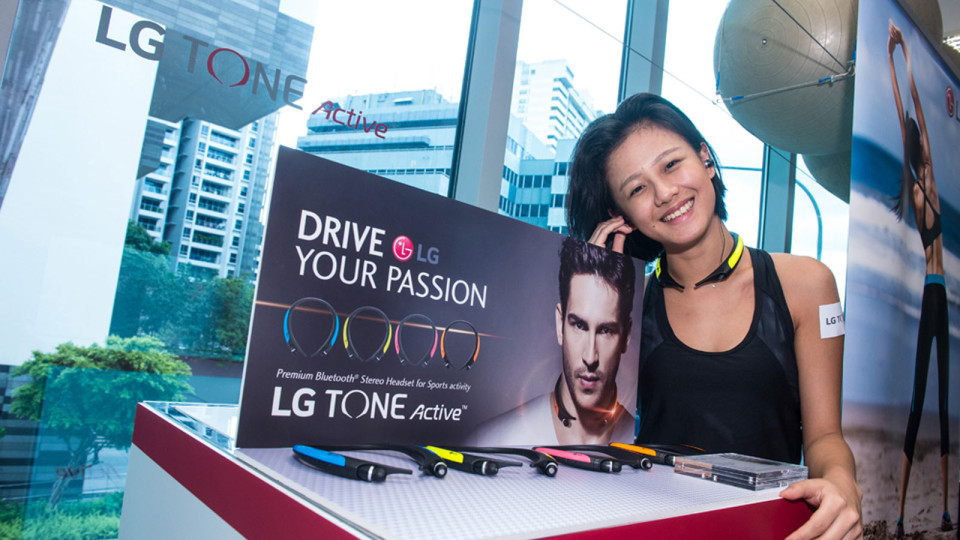 LG TONE Active Joins its Popular TONE Series Bluetooth Headsets