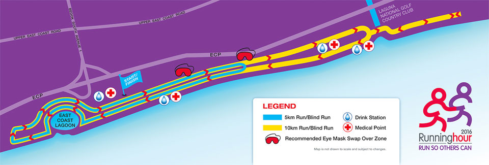 Runninghour 2016 Race Route