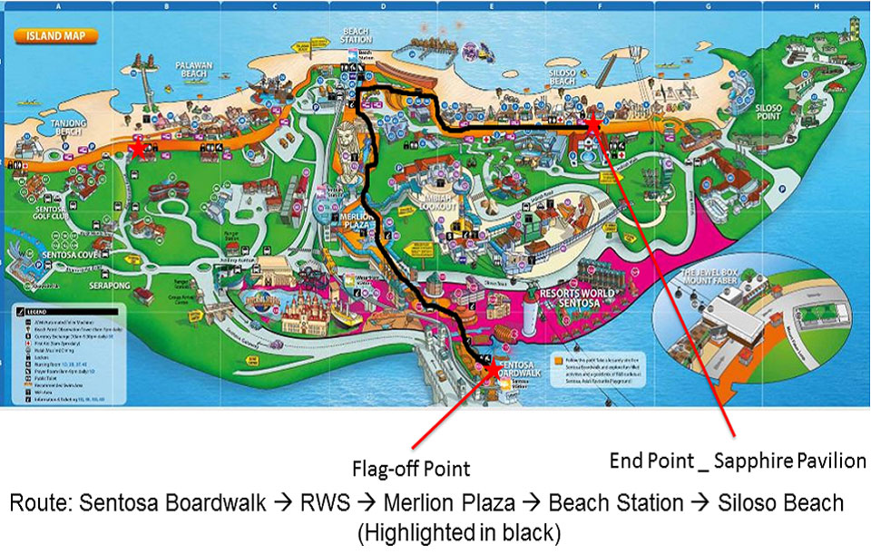 LLF Walkathon 2016 Route