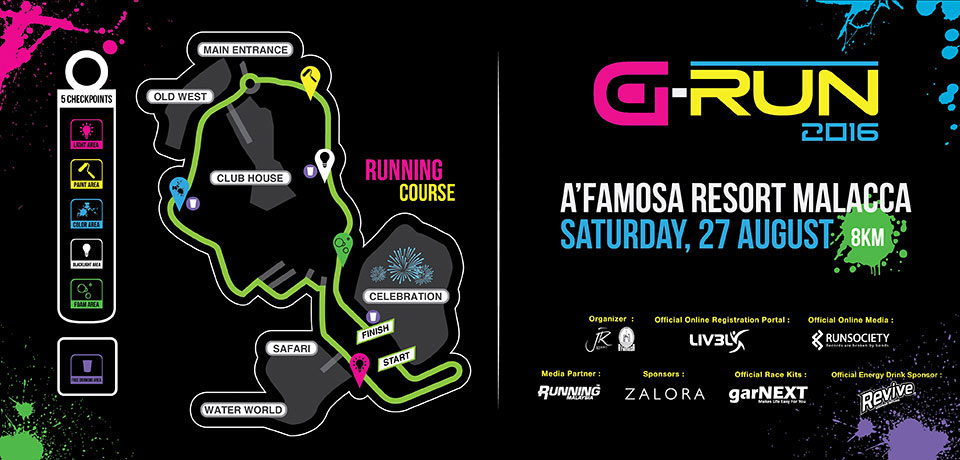 G Run Malaysia 2016 Race Route