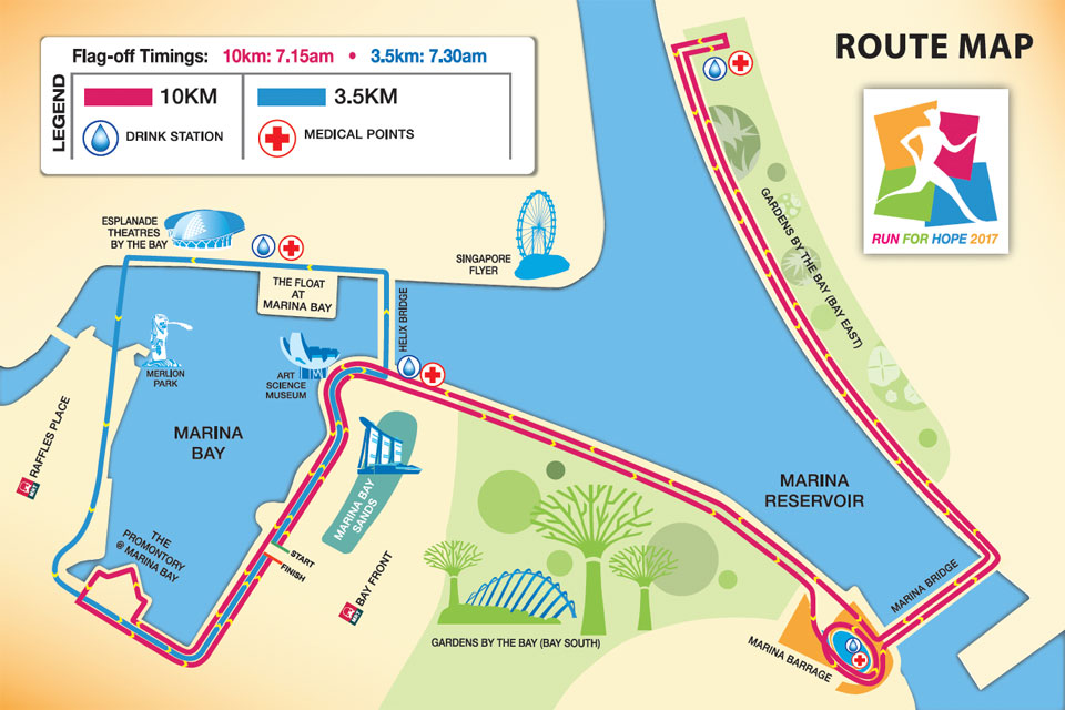 Run For Hope 2017 Race Route
