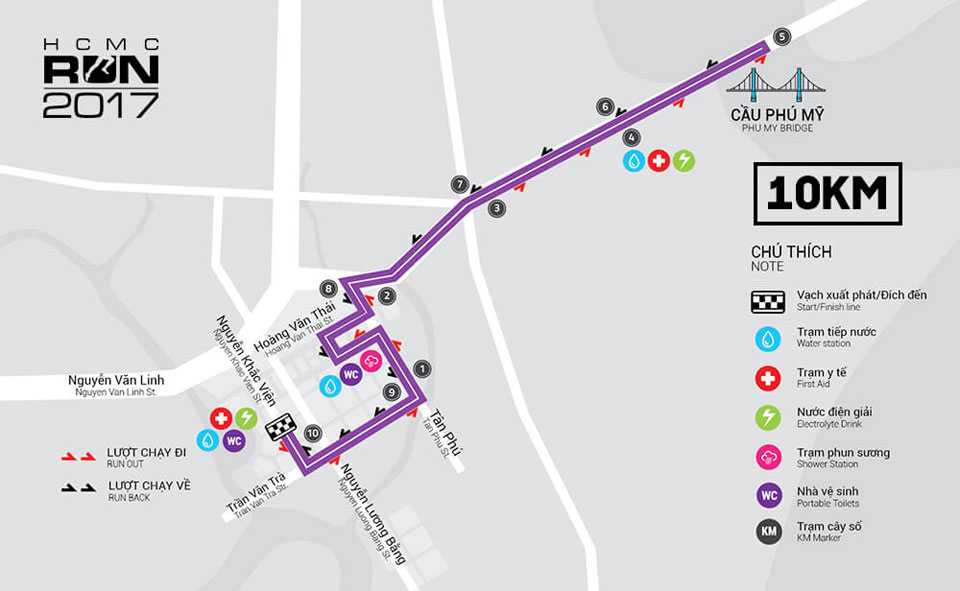 hcmc-run-2017-10km-race-route