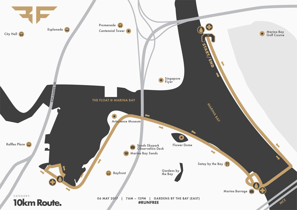Run Free Race Route 10km