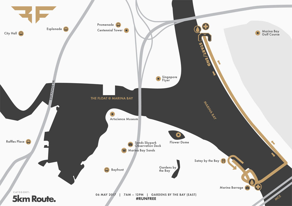 Run Free Race Route 5km
