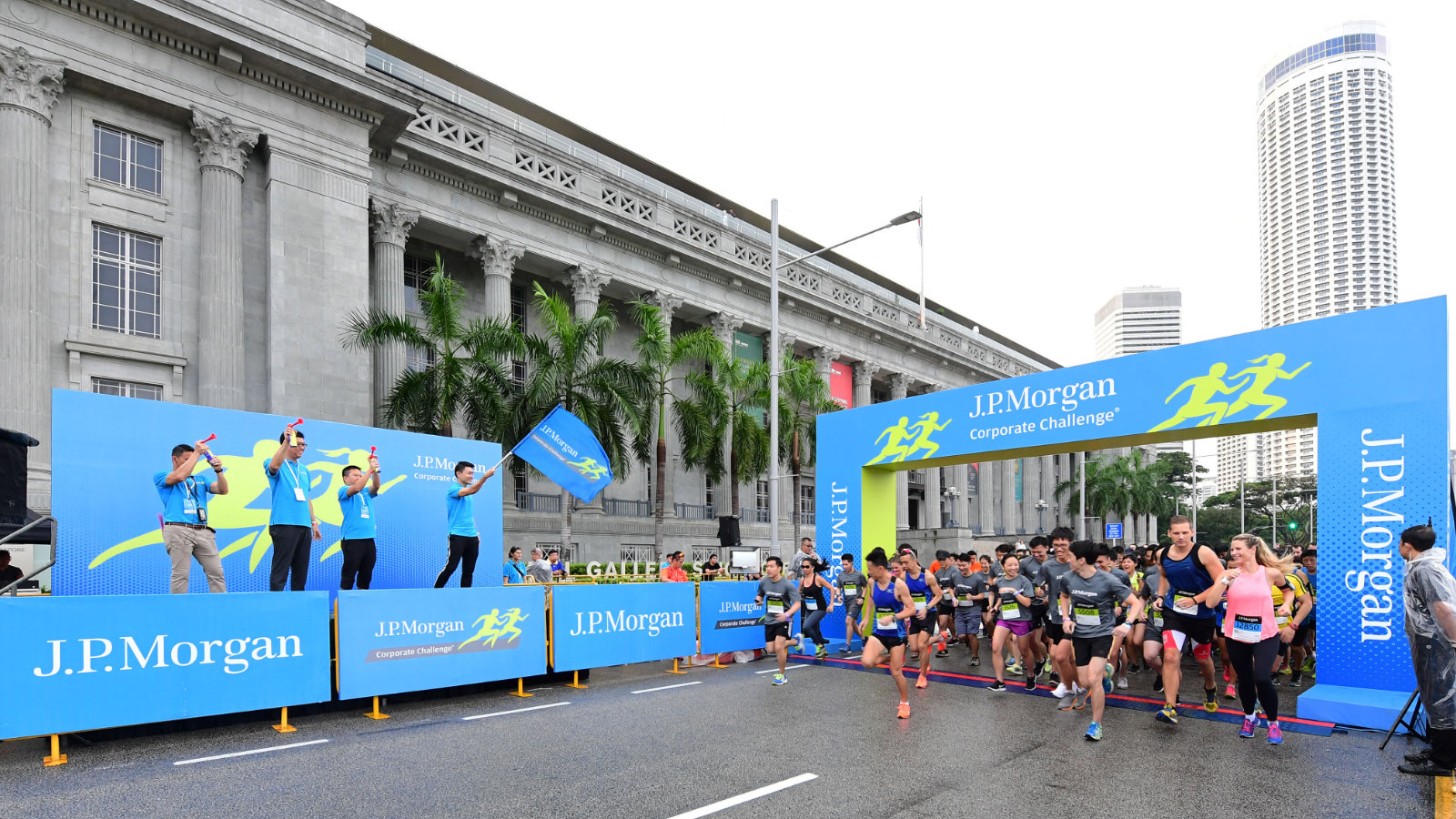 J.P. Morgan Corporate Challenge 2017 Flagged Off More Than 14,000 Runners  from Civic District
