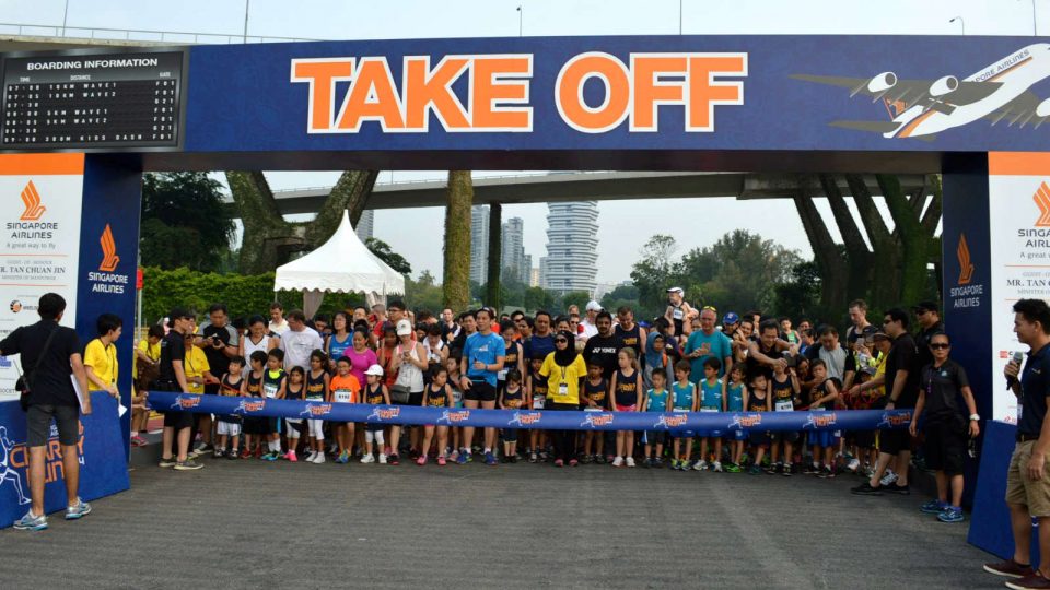 Runners Become High Flyers at the SIA Charity Run 2017