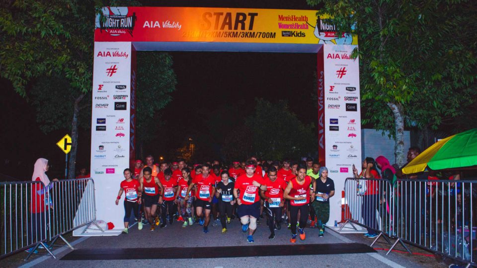 13,000 Runners Swarmed the Most Anticipated Night Run in Malaysia, the Men’s Health Women’s Health Night Run