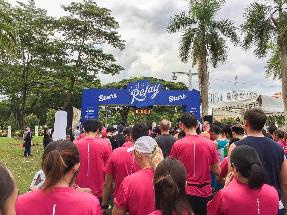 ASICS Relay Singapore 2017 Race Review: Battling the Rain with My ...