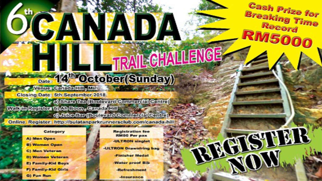 6th Canada Hill Trail Challenge | RunSociety – Asia's Leading Online