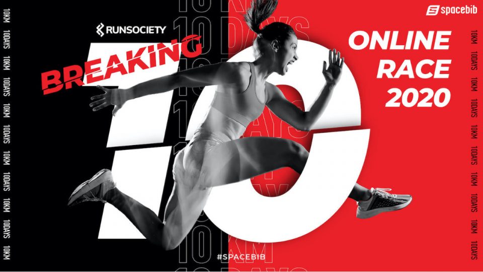 RunSociety Breaking 10 Online Race 2020