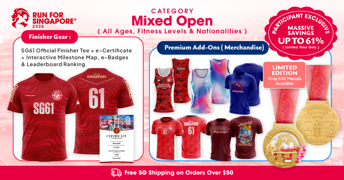 Run For Singapore 2026 Race Items
