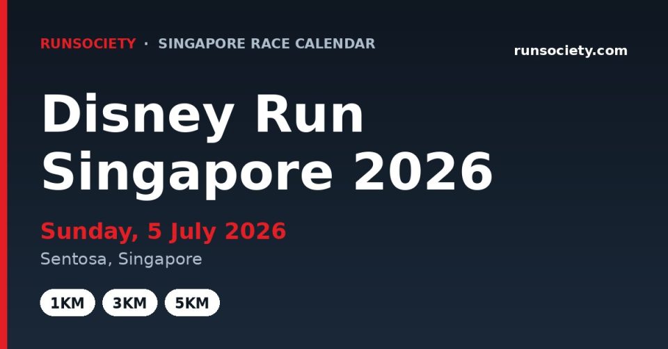 Disney Run Singapore 2026