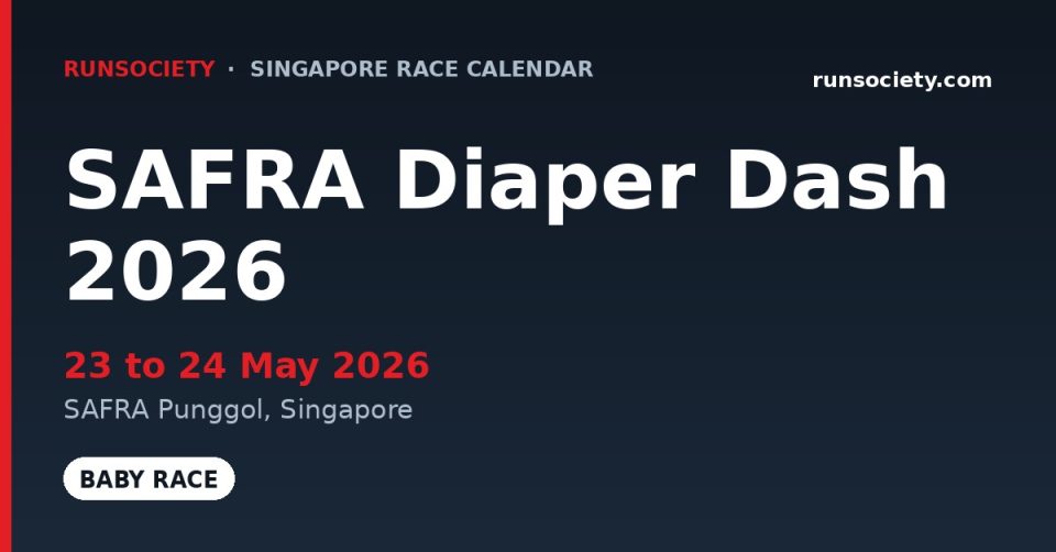 SAFRA Diaper Dash 2026